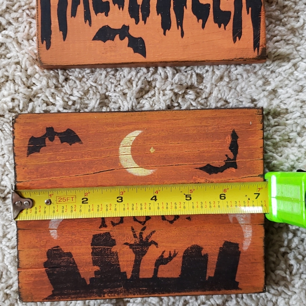 Halloween 2pc happy Halloween sign - Picture 7 of 8